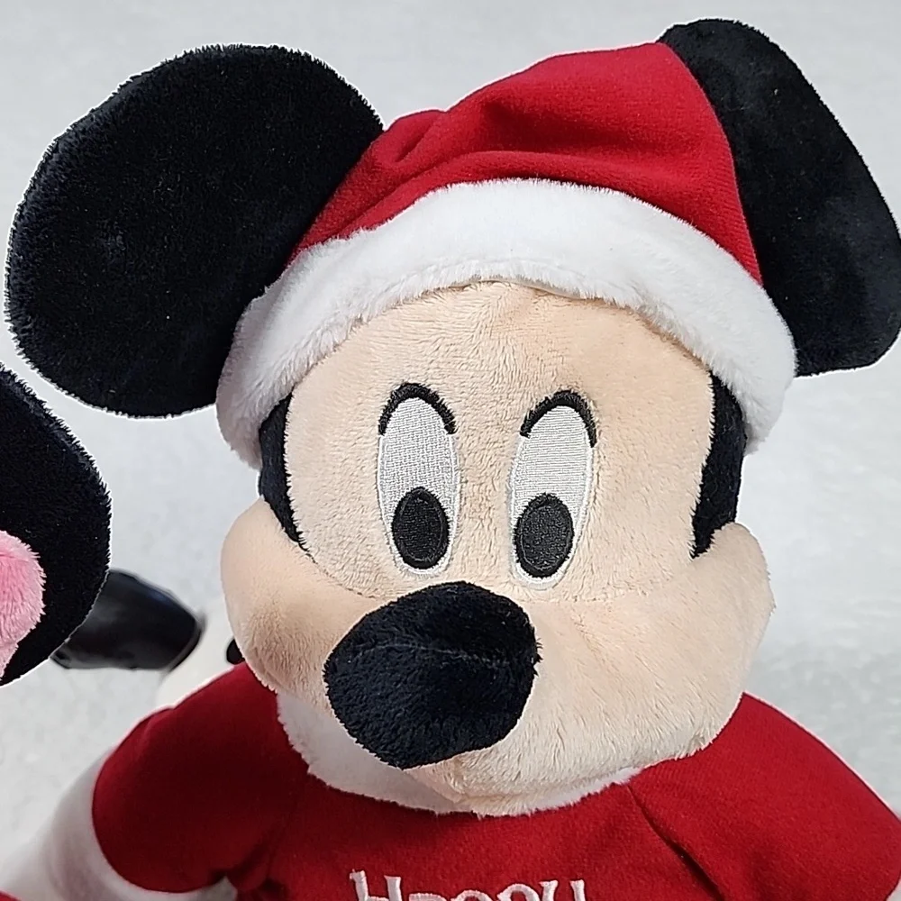 Vintage Holiday Disney Mickey & Minnie Mouse Christmas Dan Dee Collector…
